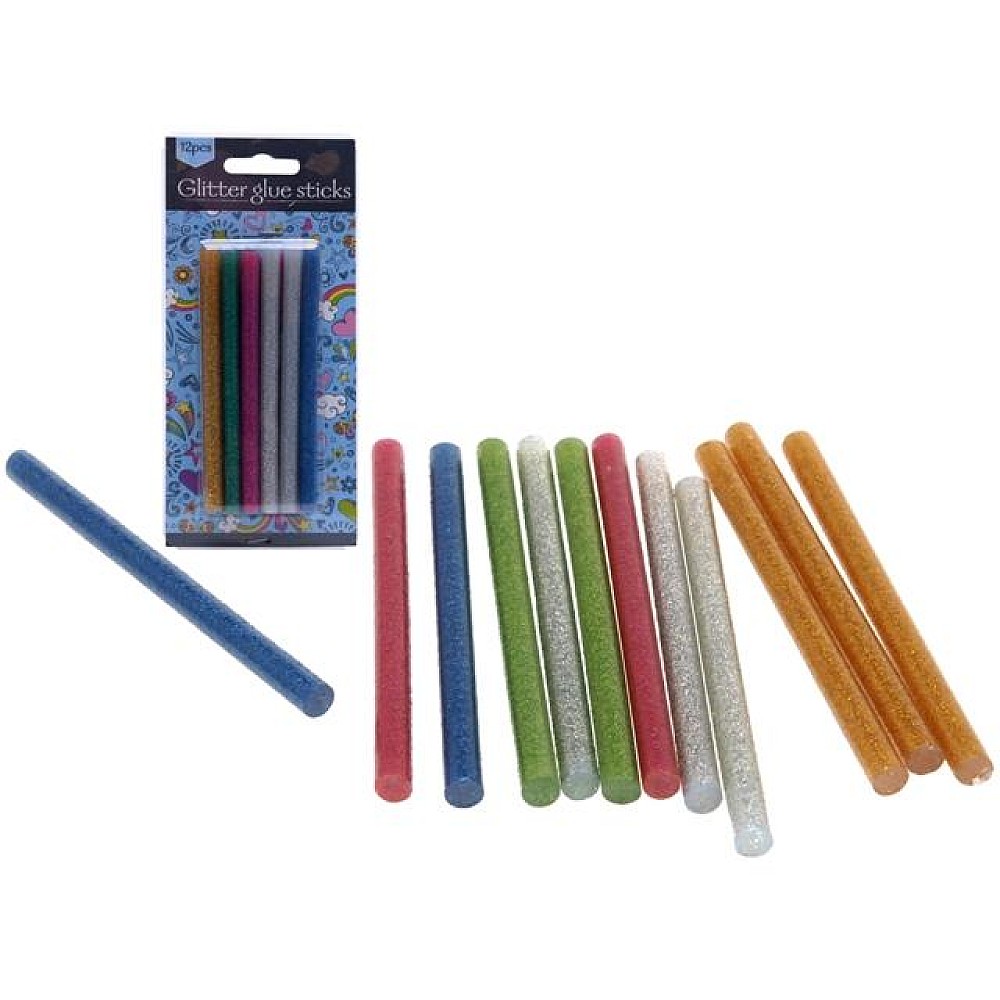 Set lipici-gliterat FX 12buc, 5 culori