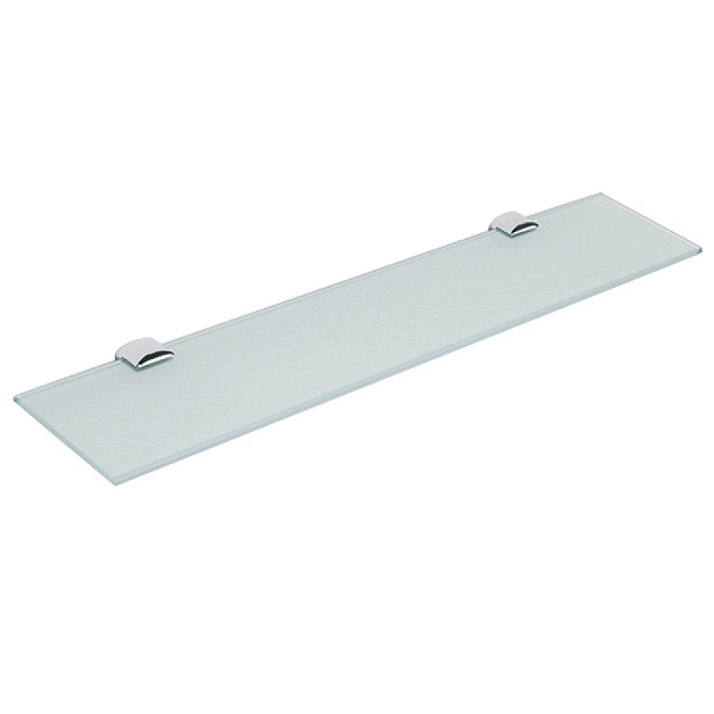 Raft din sticlă Tatay Ronda 50X10cm, suport din crom