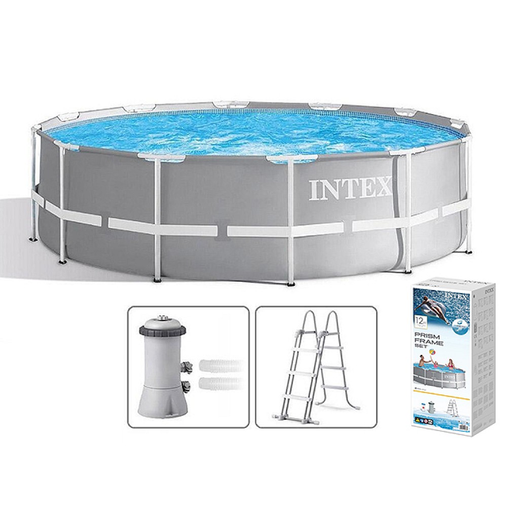 Piscina PREMIUM PRISM FRAMETMl 366х99 сm, 8592 l, cu pompa de filtrare