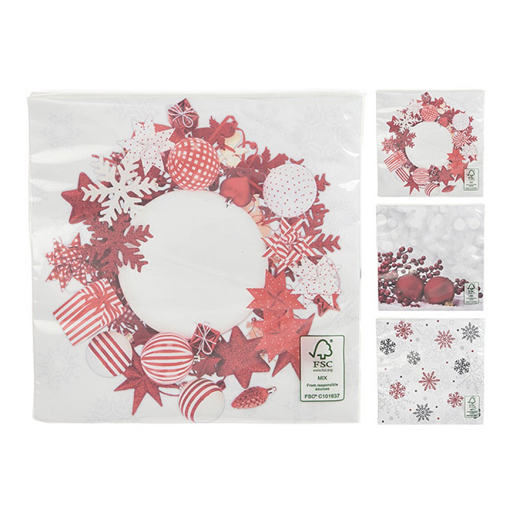 Set servetele din hartie 20buc, 33X33cm 