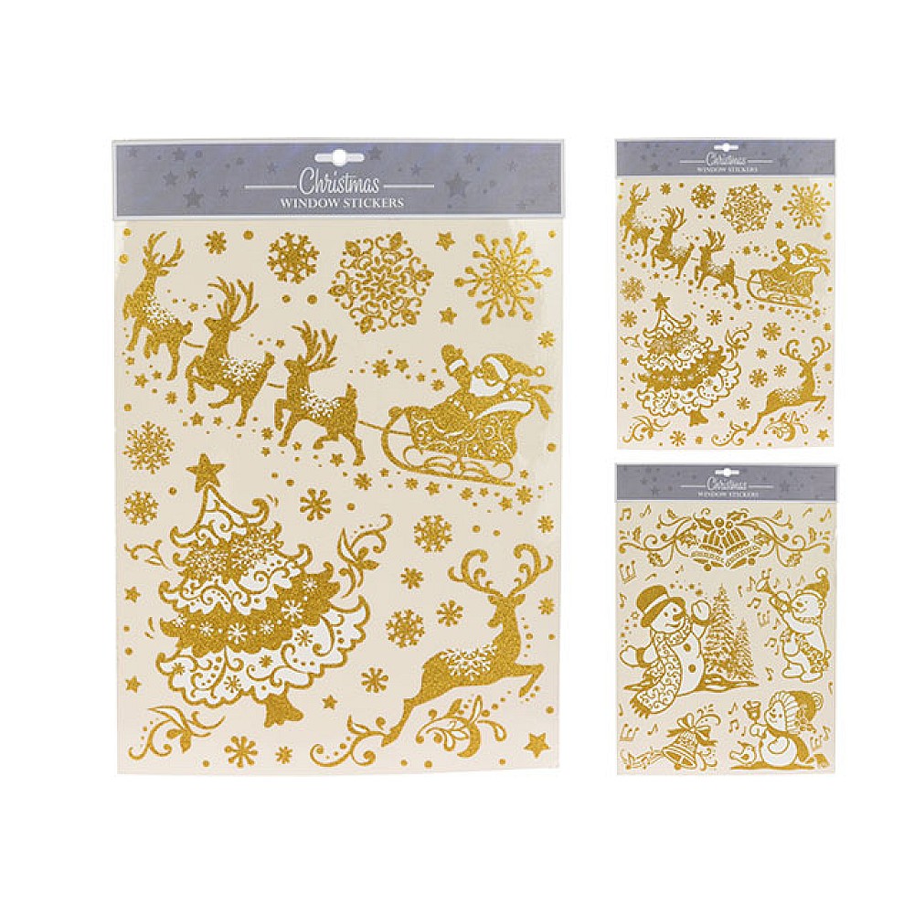 Autocolante de revelion pe fereastra 30X42cm 