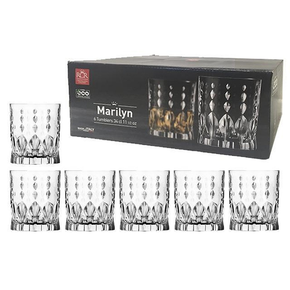 Set 6 pahare tip Tumbler Marilyn 340ml
