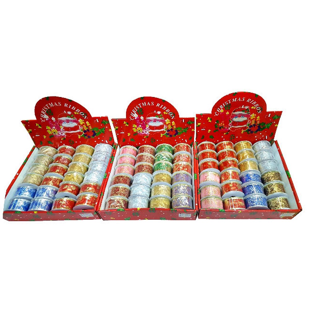 Panglica decorativa 3.8cmX2.7m, diverse culori