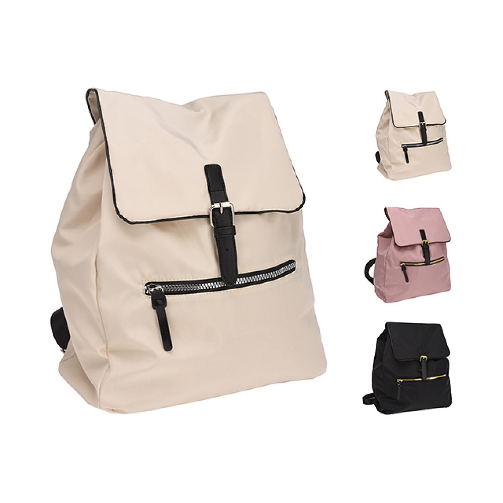 Rucsac cu buzunar cu fermoar 30X12X35cm,poliester