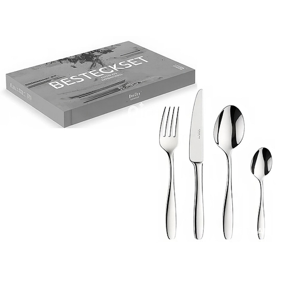 Set de tacamuri Pinti Ponza 60buc, inox 18/10, gift box