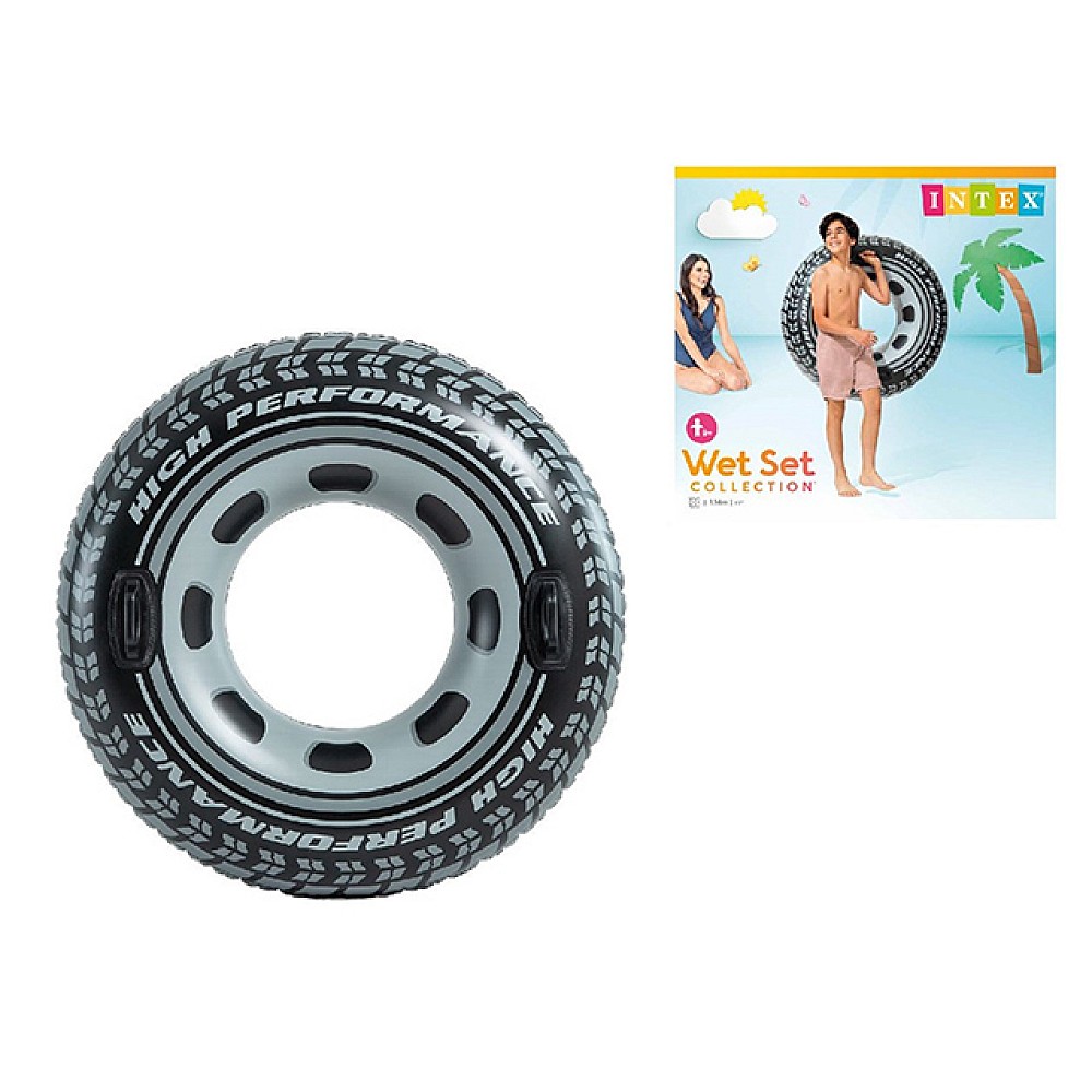 Cerc gonflabil “Anvelopă” D114 cm cu mânere, până la 100kg, 9+