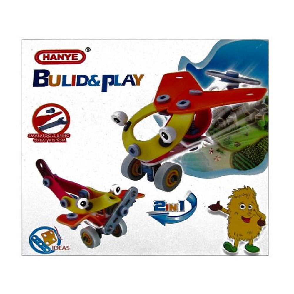 Constructor Hanye 2in1 masina-elicopter 15X15X8cm