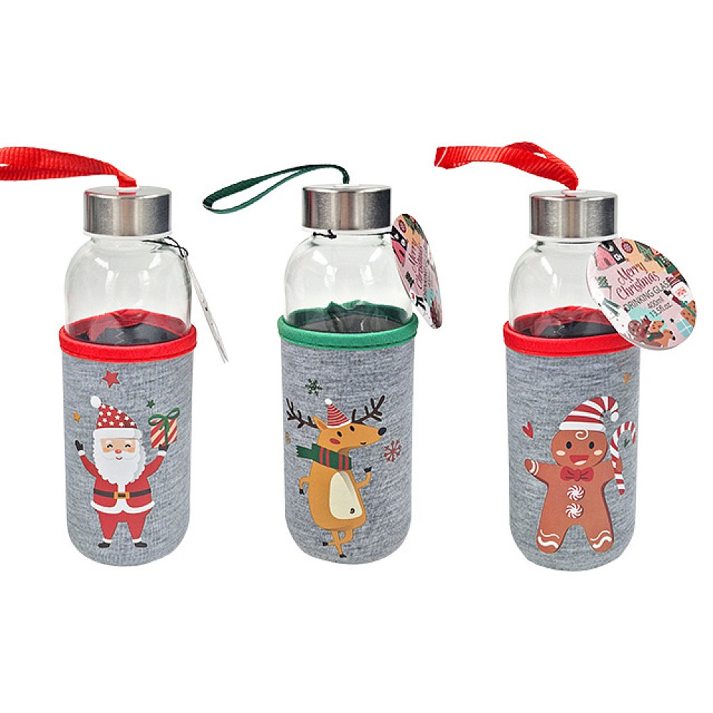 Sticla pentru apa EH 0.4l, 18cm, cu husa