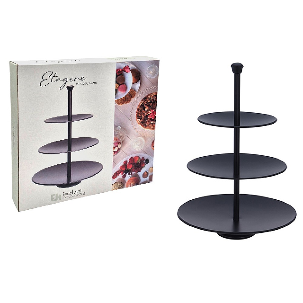 Suport de servire 3 niveluri D16cm/20.5cm/25cm, metal