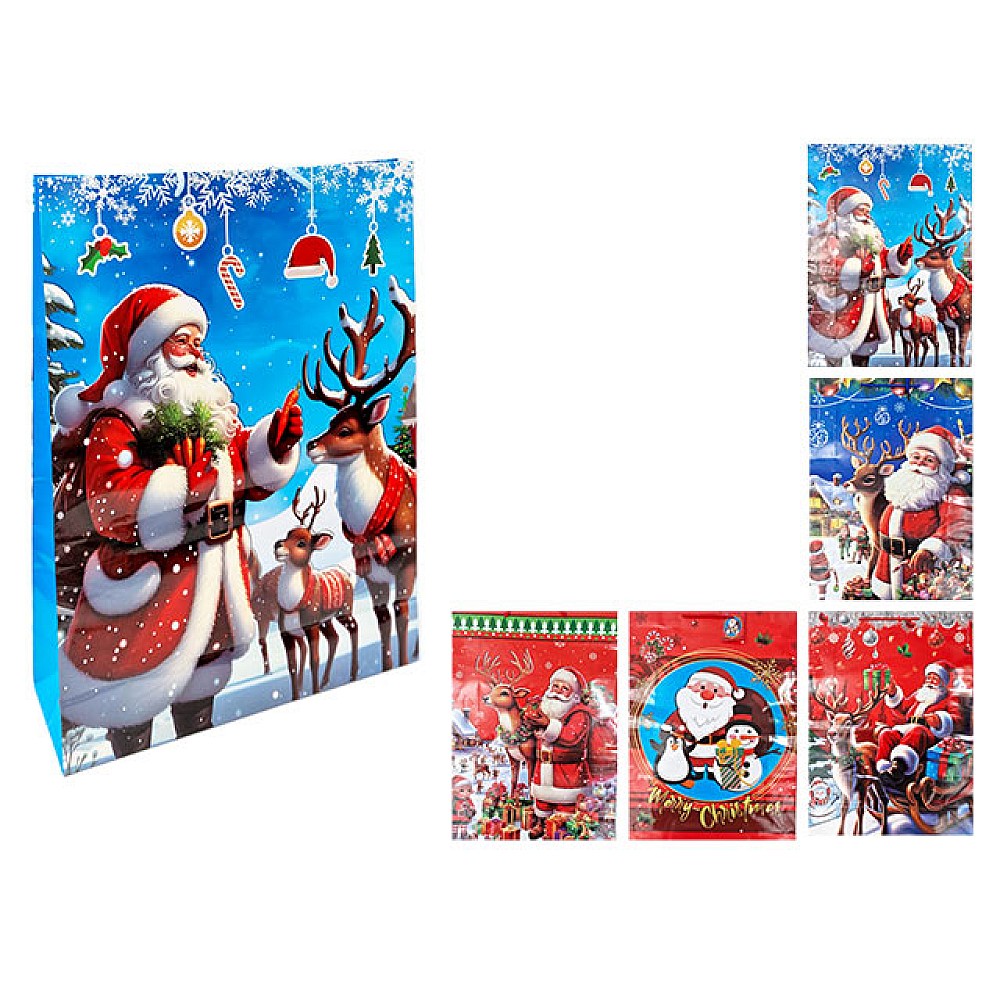 Punga pentru cadouri de Craciun 56X38X13 cm