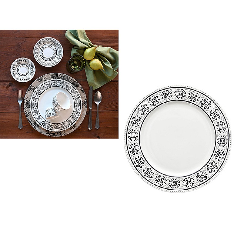 Farfurie de servire 27cm Tognana Arena Tatoo, din portelan