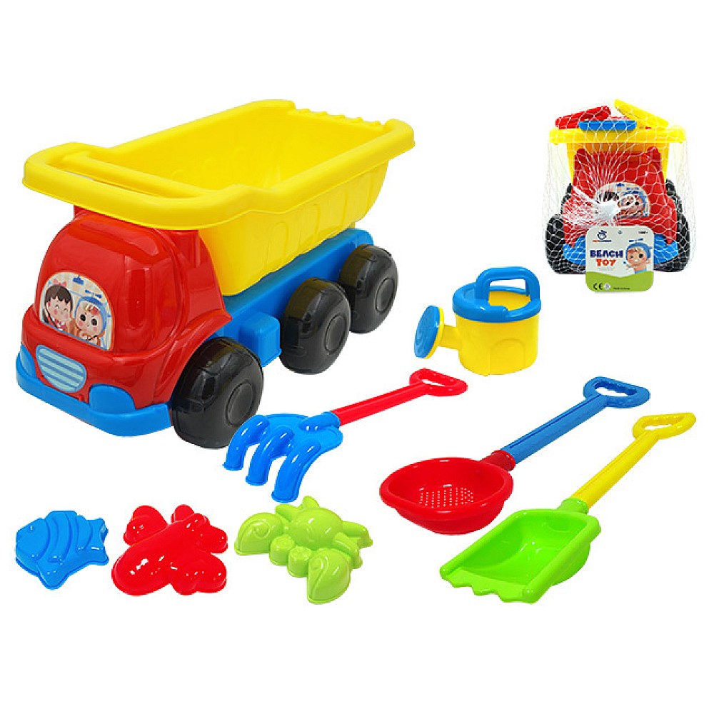 Set de jucarii pentru nisip in masina 8buc, 40X21cm