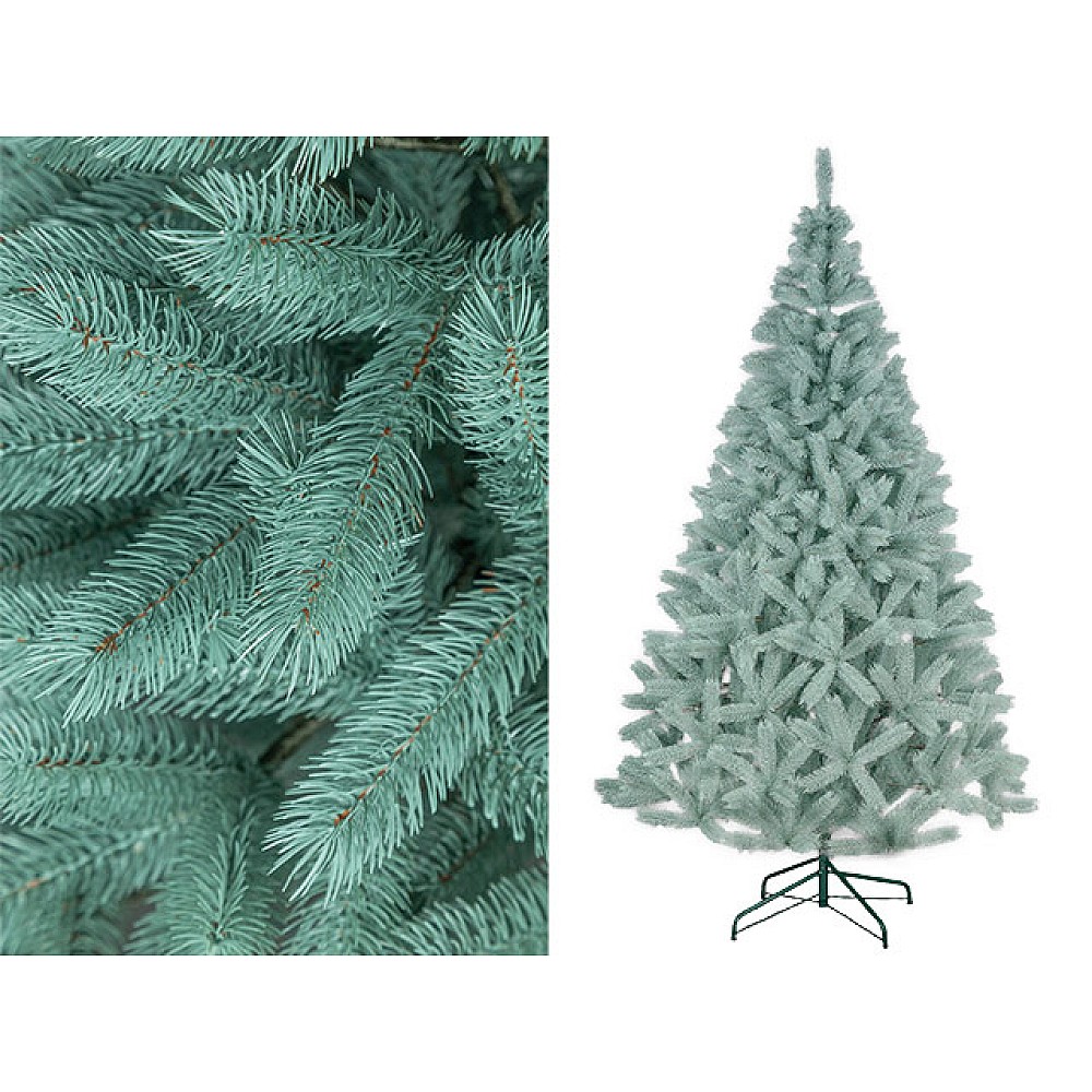 Brad artificial Bucoveli albastru, ace turnate, 250cm, 1107ramuri, PE