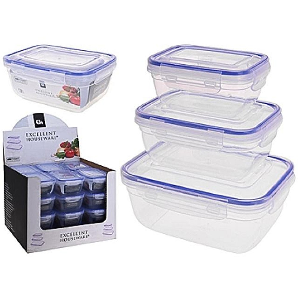 Set containere alimentare EH 3buc 0.4l, 0.8l, 1.4l