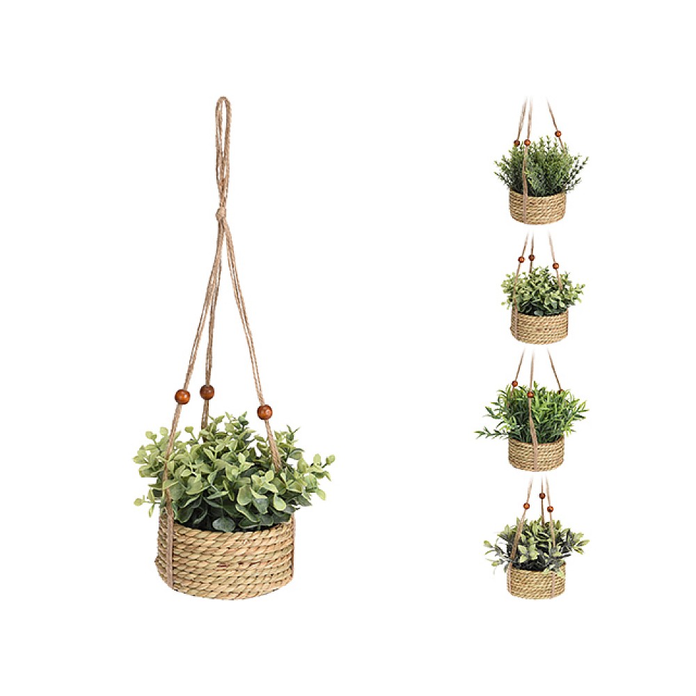 Plantă artificială decorativă suspendabilă în ghiveci, 46 cm 