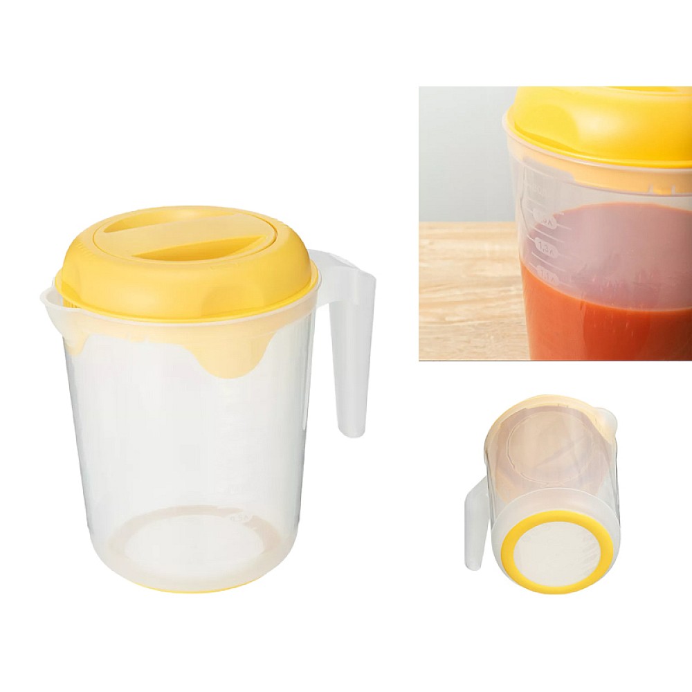 Ulcior pentru blender Phibo 2l, cu capac, galben