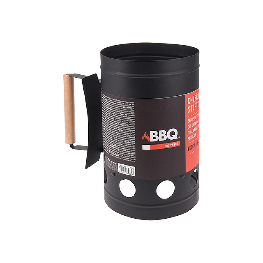 Aprinzator de carbuni BBQ D16cm, H27.5cm, negru