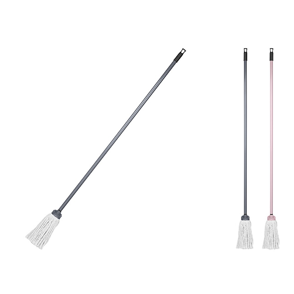 Mop cu storcator rotund, maner 120cm
