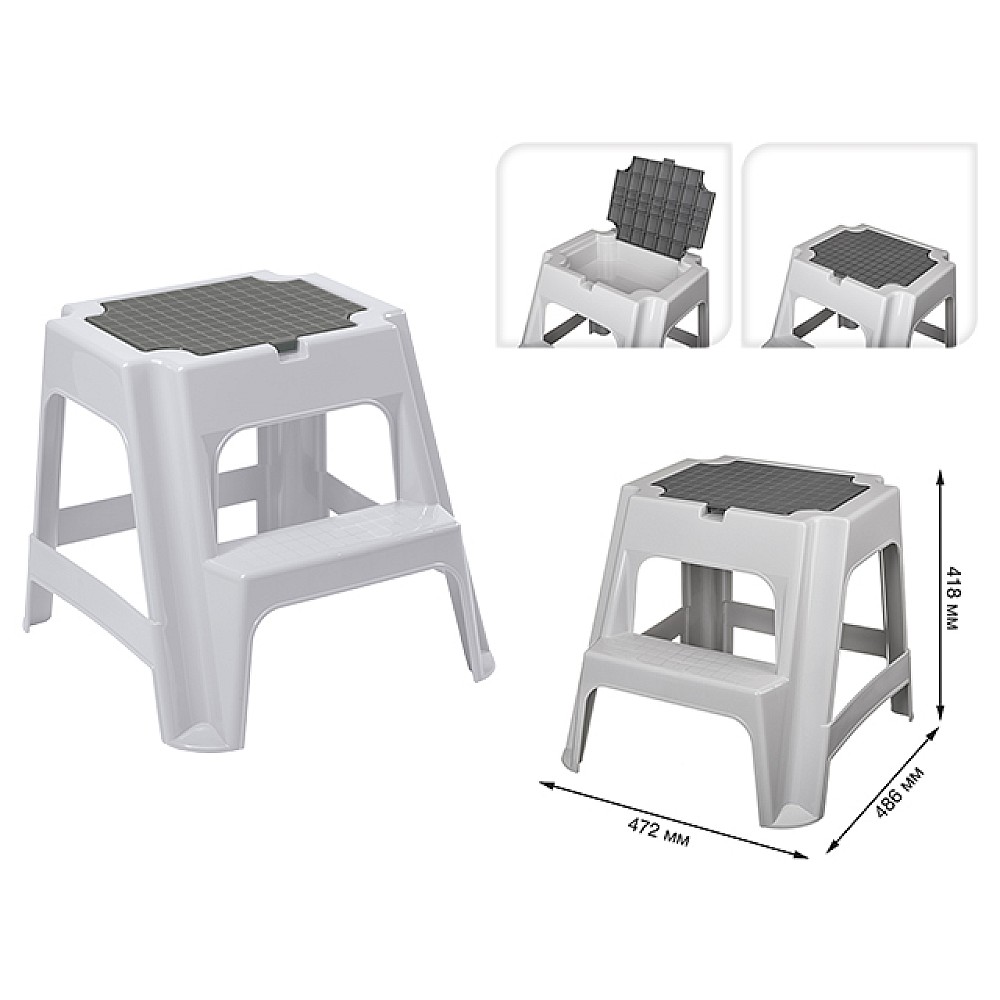 Scara-taburet Bytplast Volf 47X49X42cm