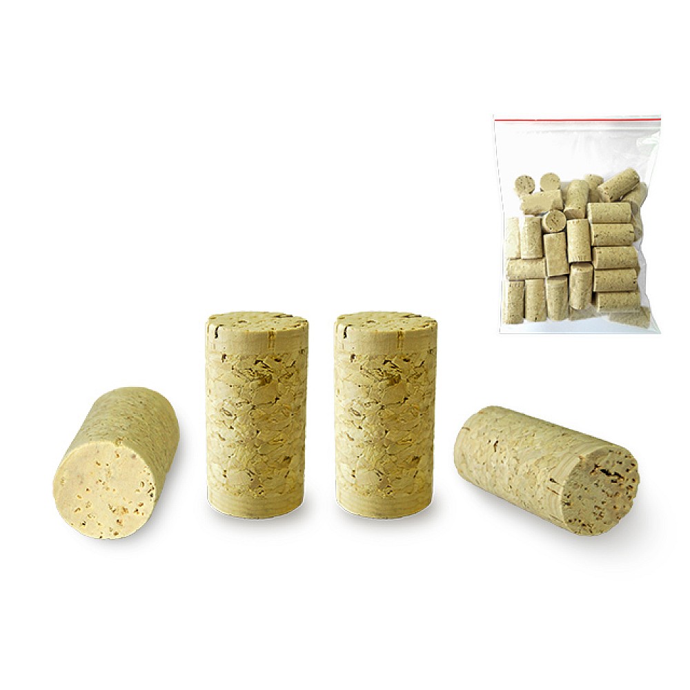 Dop natural aglomerat,doua discuri 1+1, Clasa A 23,5*44, 50 buc