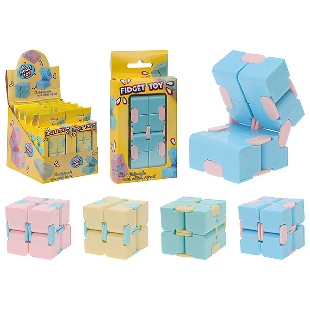 Cub antistres infinit 8X4X2cm, 4 modele