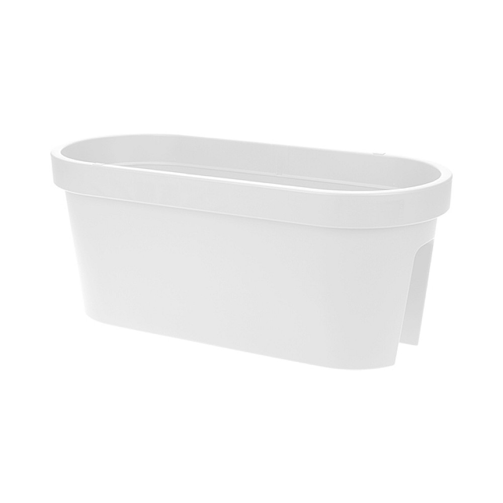 Ghiveci pentru balustrada 60X28X25cm, alb