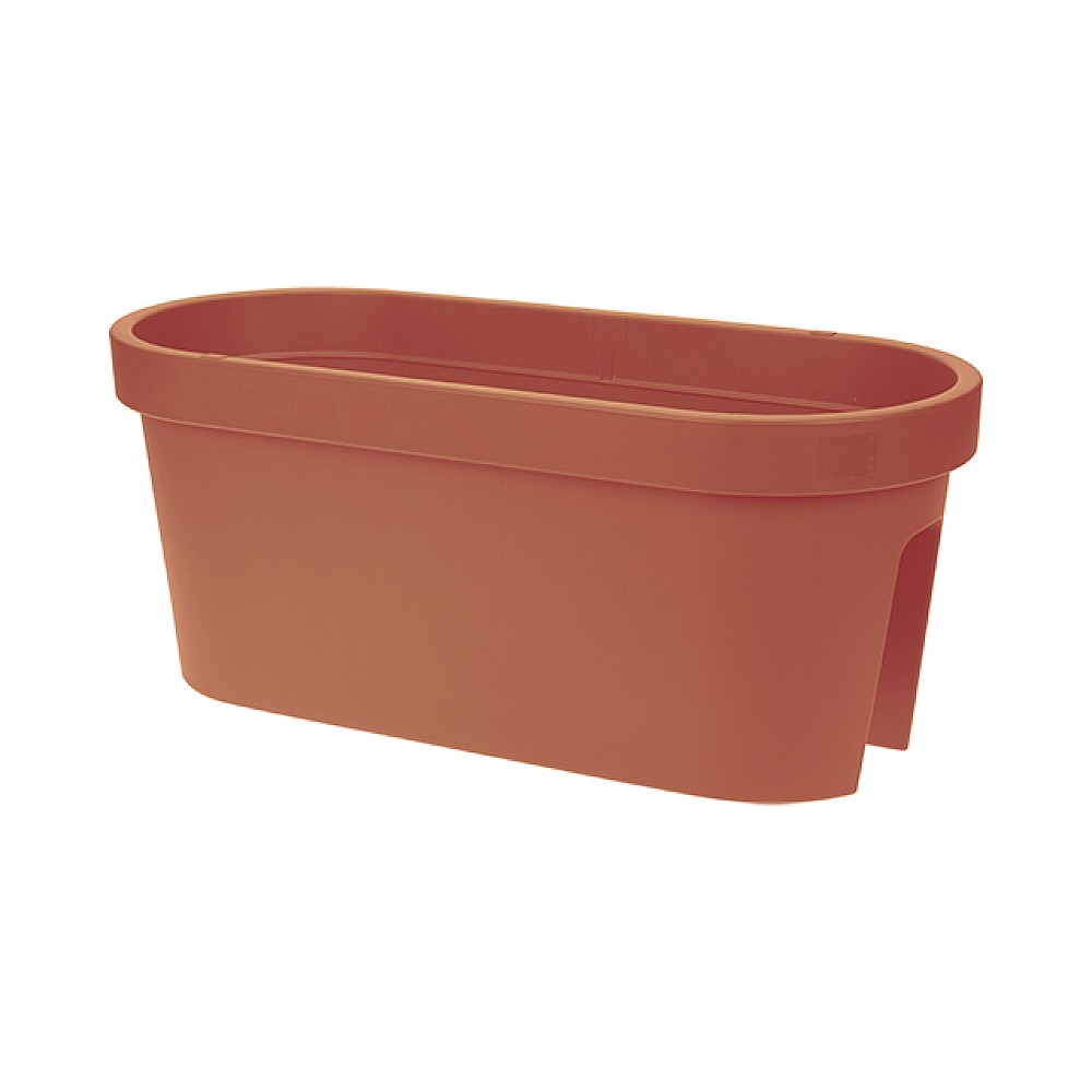 Ghiveci pentru balustrada 60X28X25cm, maro