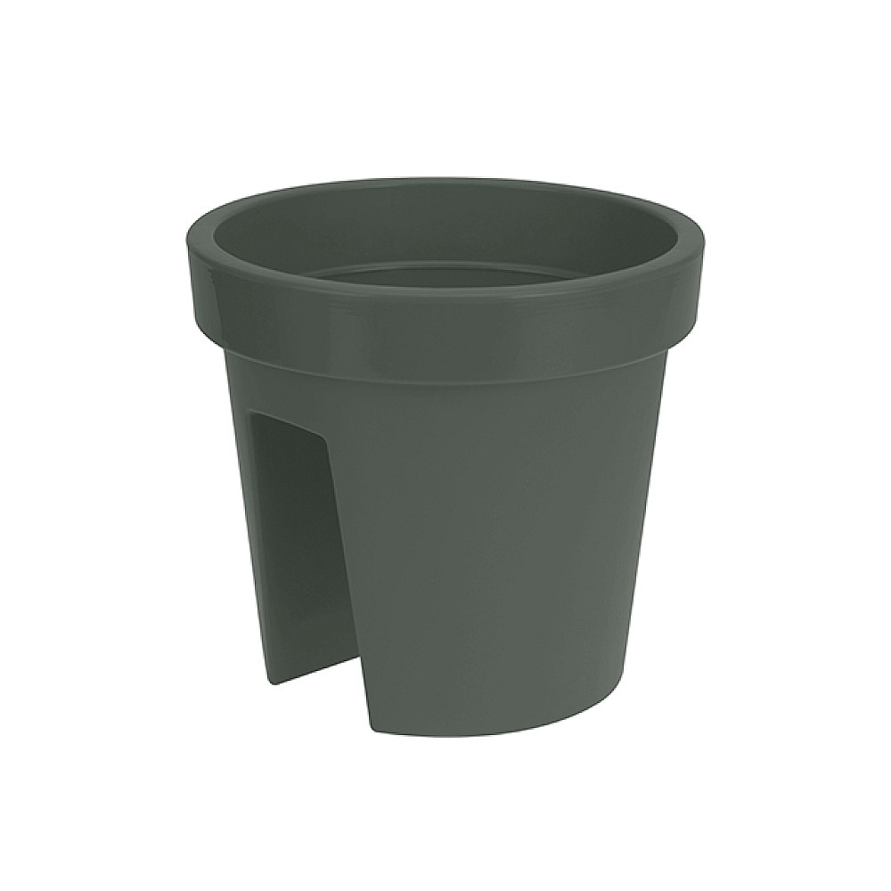 Ghiveci pentru balustrada D28, H25cm, verde