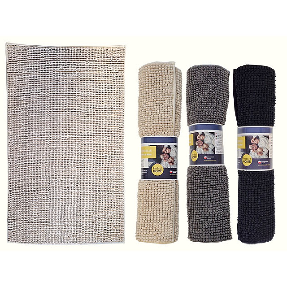 Covoras pentru baie 60X100 cm KDHome Chenille, poliester