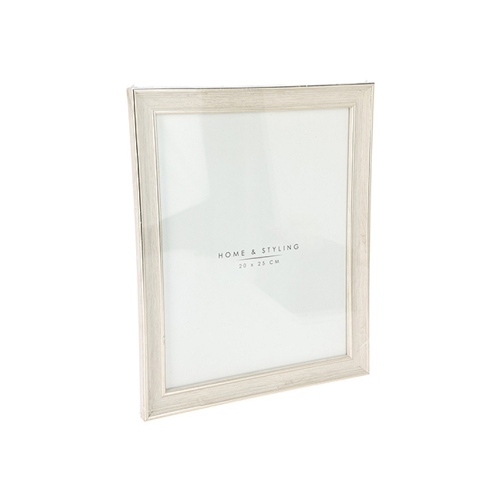 Rama foto din plastic 20X25 cm, argintie