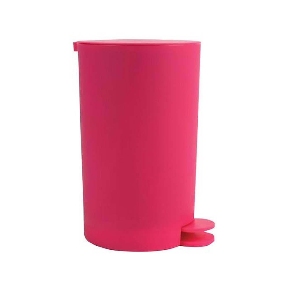 Cos pentru gunoi cu pedala MSV Osaki 3l, plastic, roz