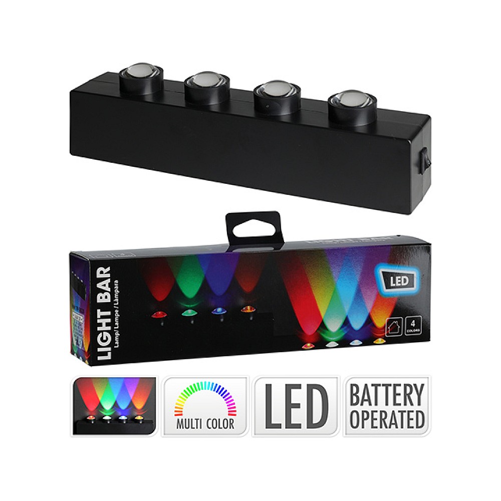Panou LED 25X4,5X7cm, 4 LED, multicolor