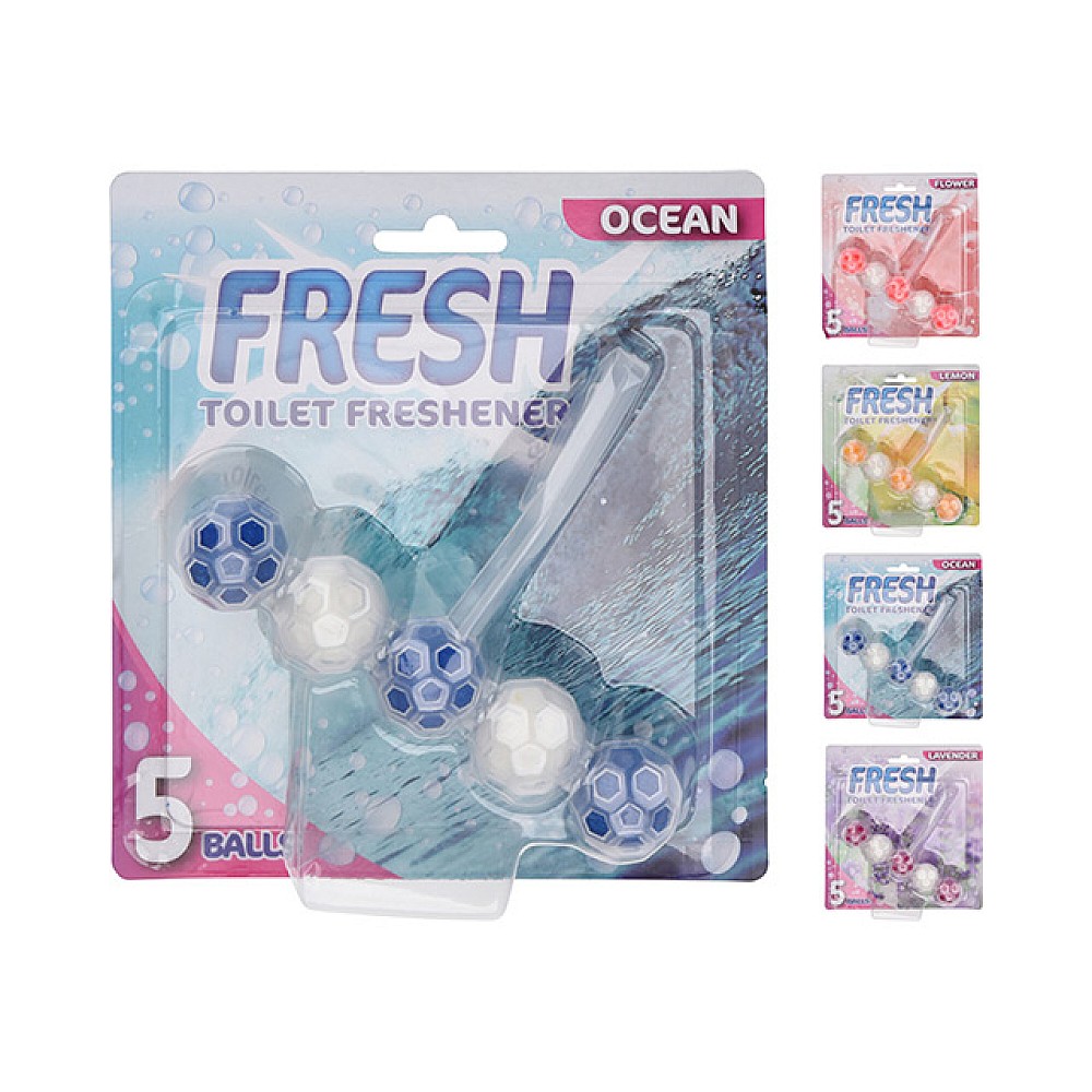 Odorizant toaleta Fresh 5buc, 55gr