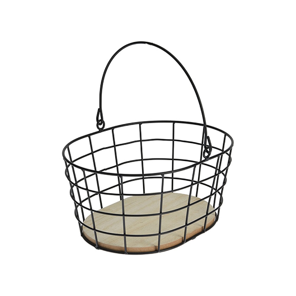 Cos metalic 25X20X12cm, cu maner