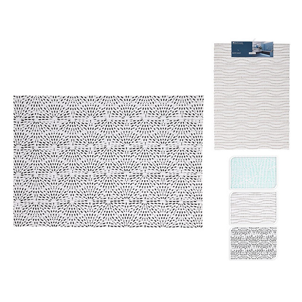 Covoras de baie PVC, 65x45 cm, 3 modele