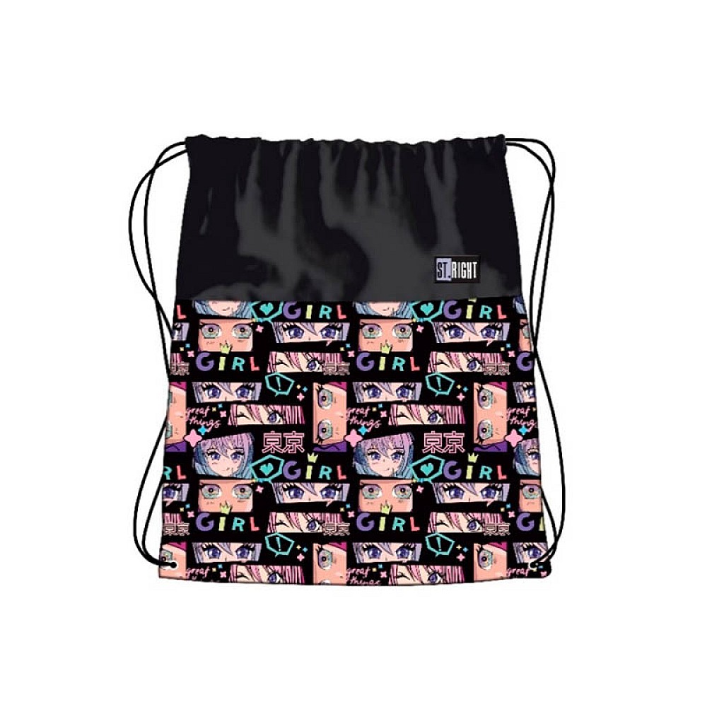 Geanta-rucsac pentru incaltaminte Color Anime 43X34 cm