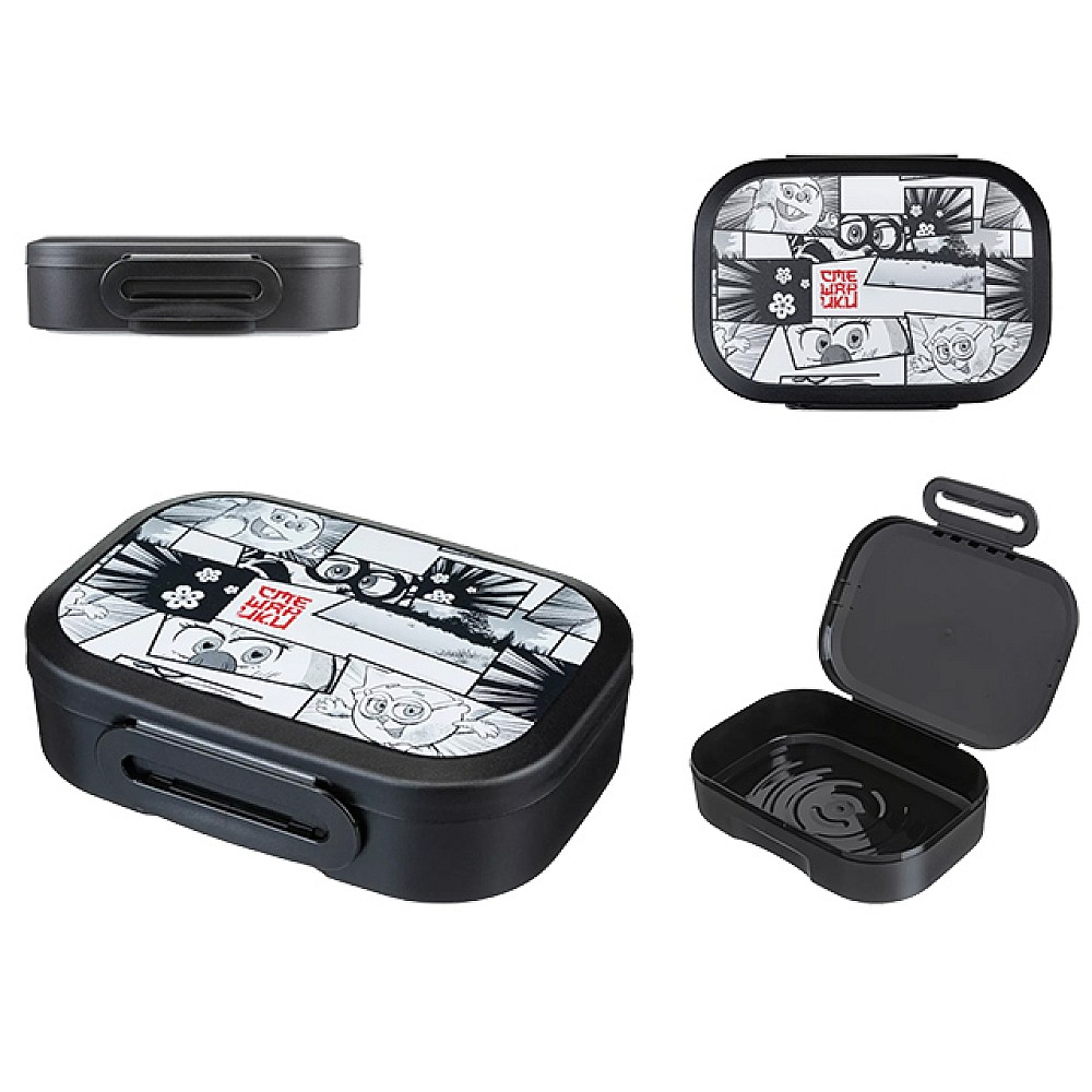 Lunch-box Smesarichi 0.98l, 18X13X5cm, negru