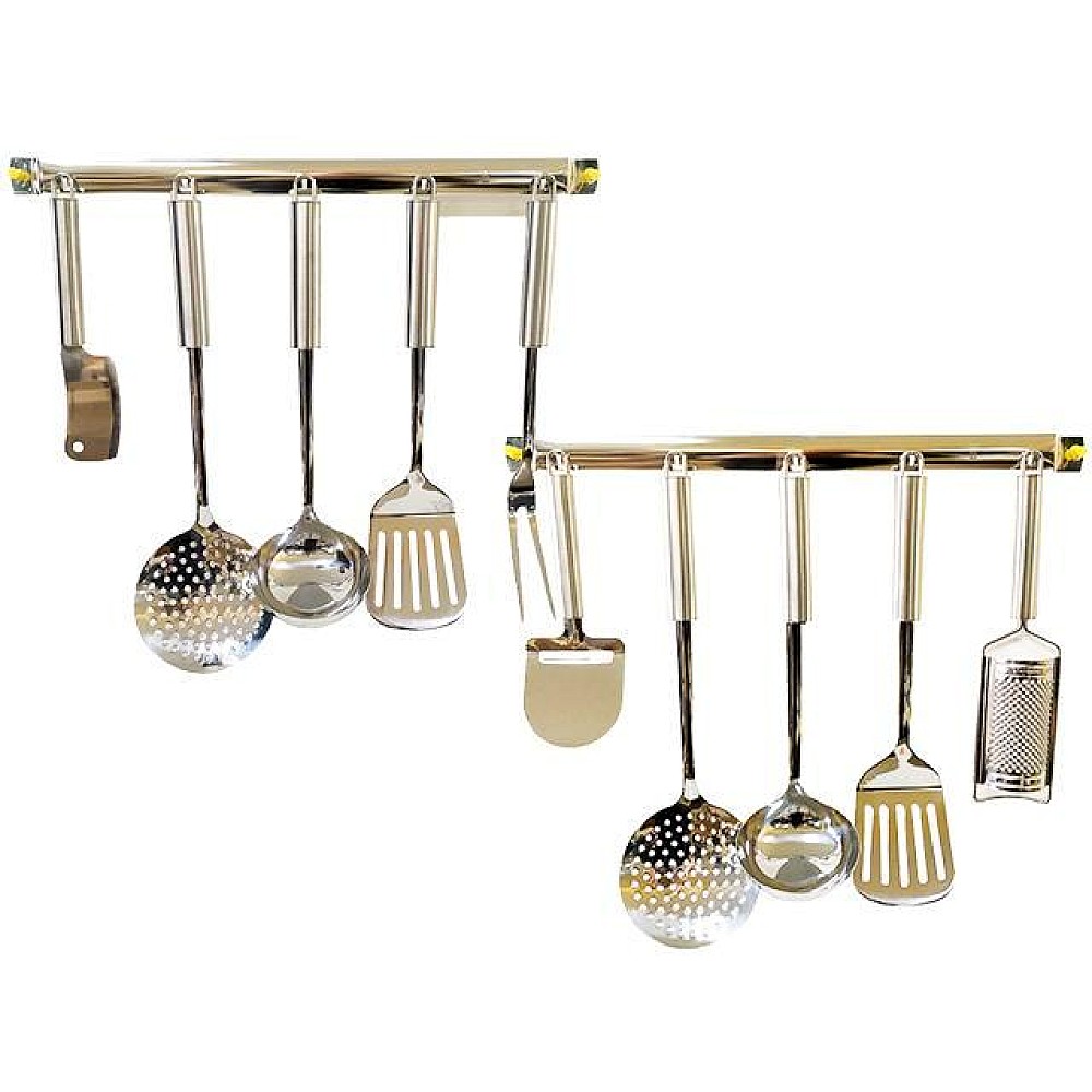 Set ustensile de bucatarie 5buc Pinti Elisse si suport