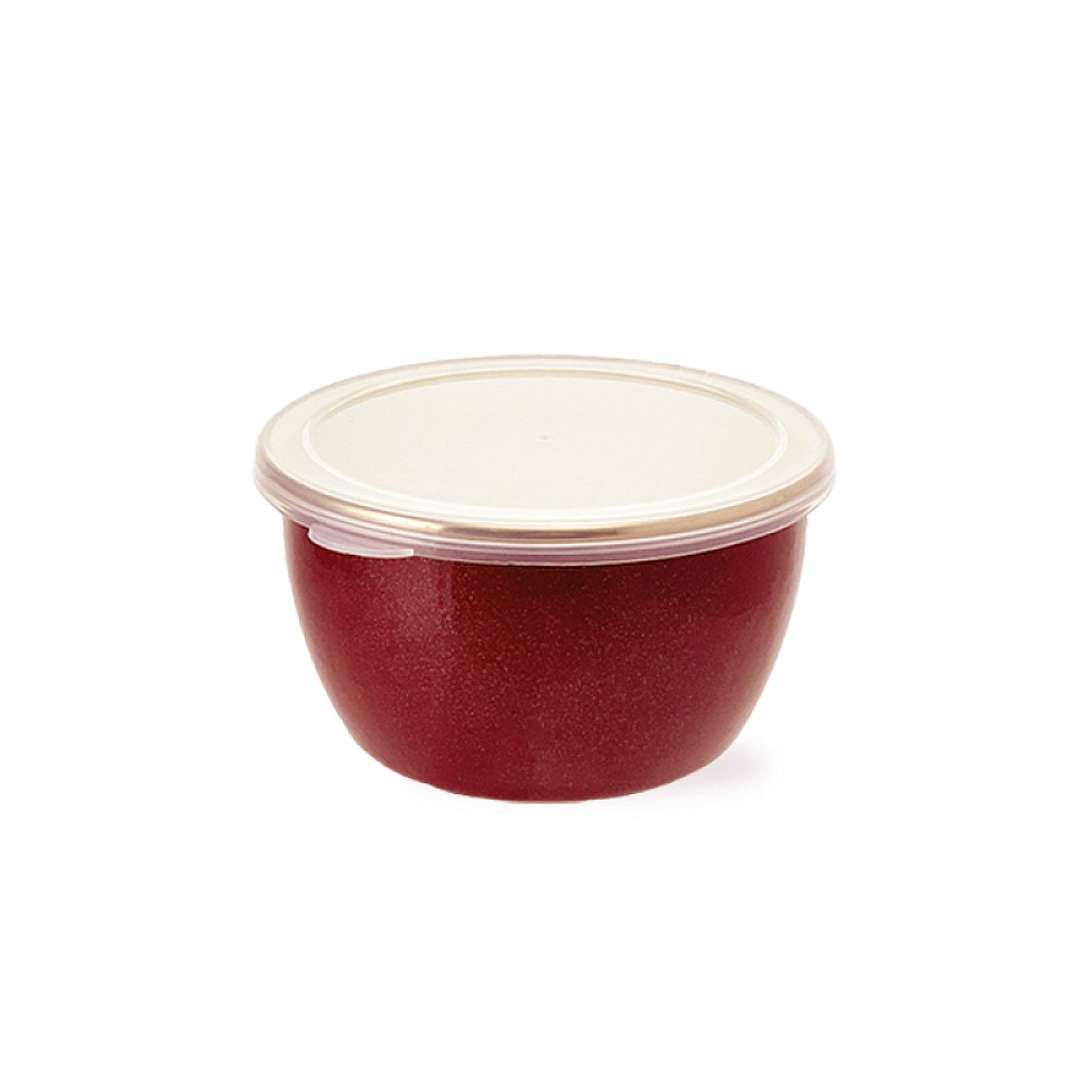 Recipient emailat Bordo 18cm, 2.4l, capac din plastic