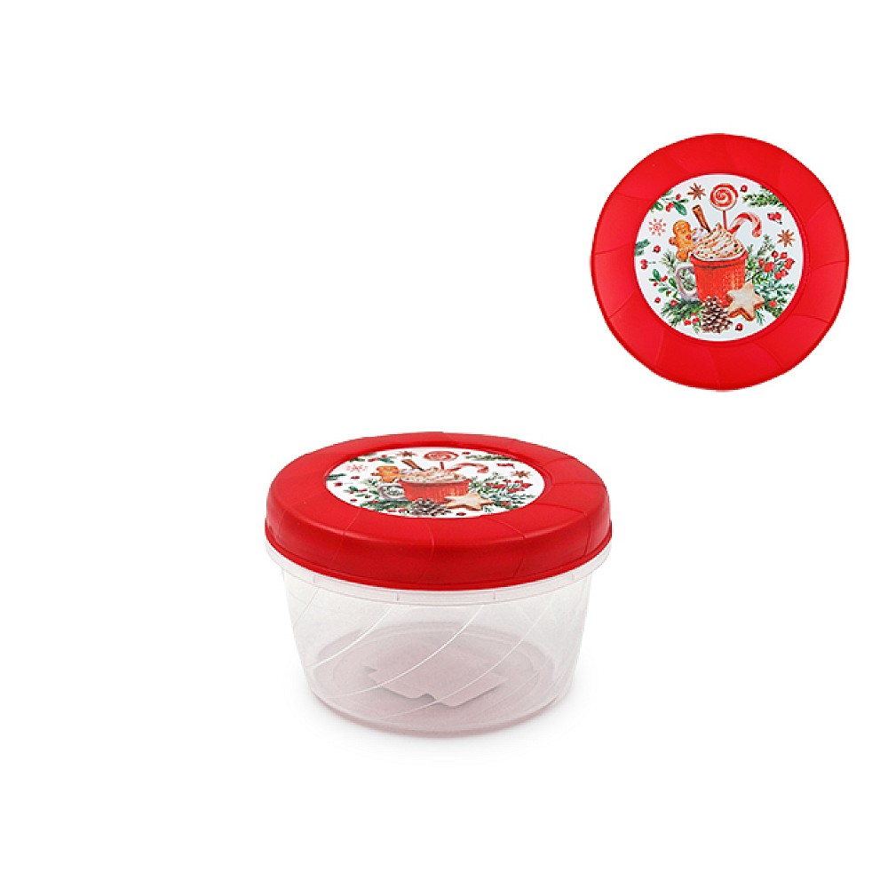 Borcan Filalex 0.6l, capac twist-off, Christmas