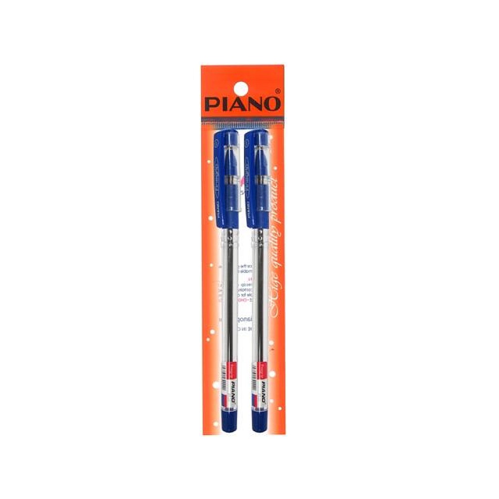 Set pixuri cu bila PT-111 soft ink 0.7mm 2buc, albastre