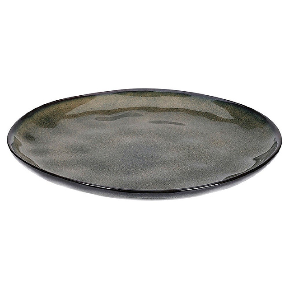 Farfurie de desert 21cm Reactiv Glaze, maro
