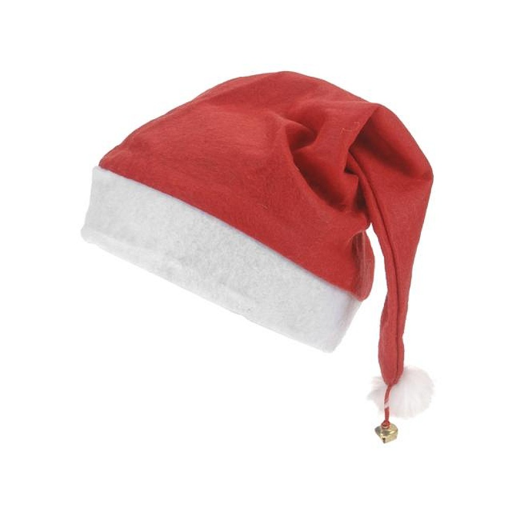 Caciula Mos Craciun 40cm cu clopotel