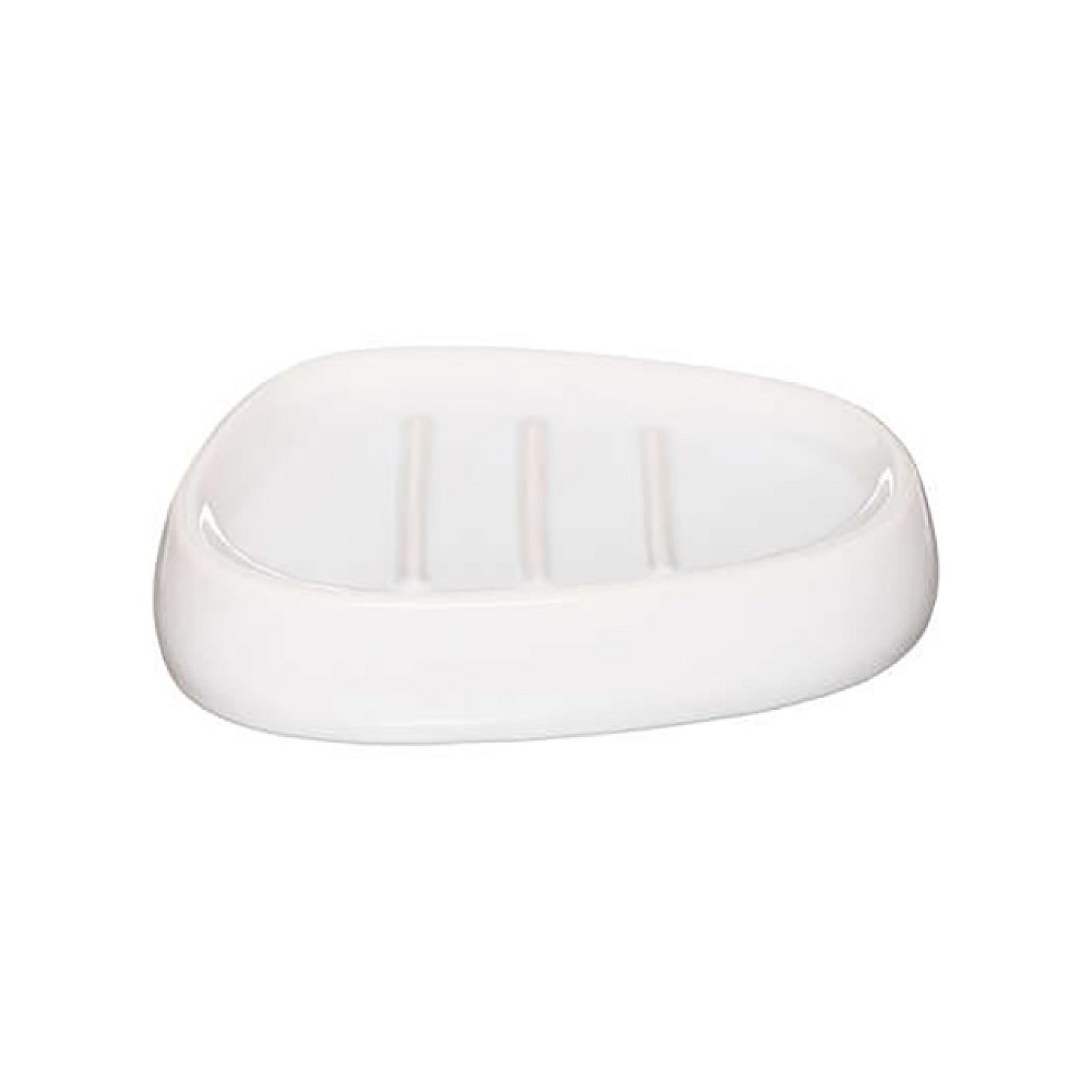 Suport pentru săpun Five Alandeko 12X9.5X2.3cm, albă, ceramică