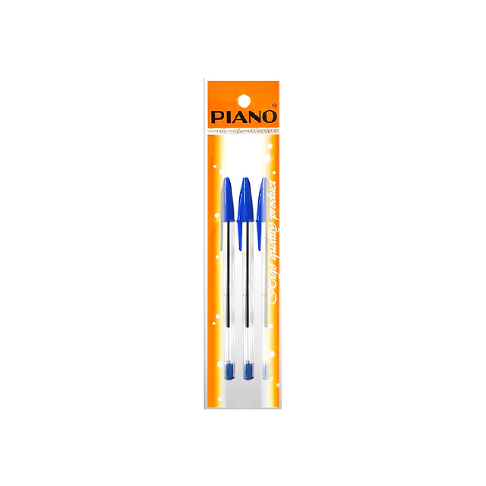 Set pix cu bila CRYSTAL PB-934 soft ink, 1mm 3buc, albastru