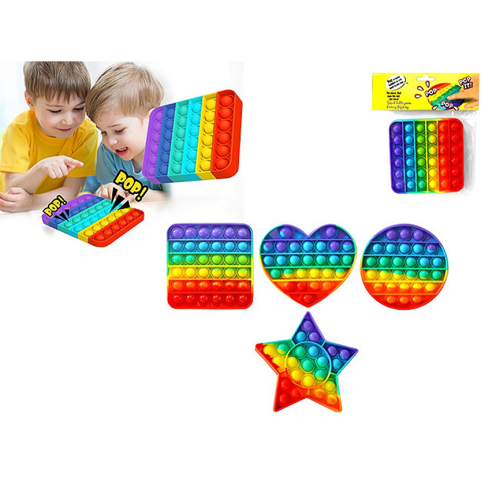 Jucarie Antistres Pop It Fidget, 4 tipuri