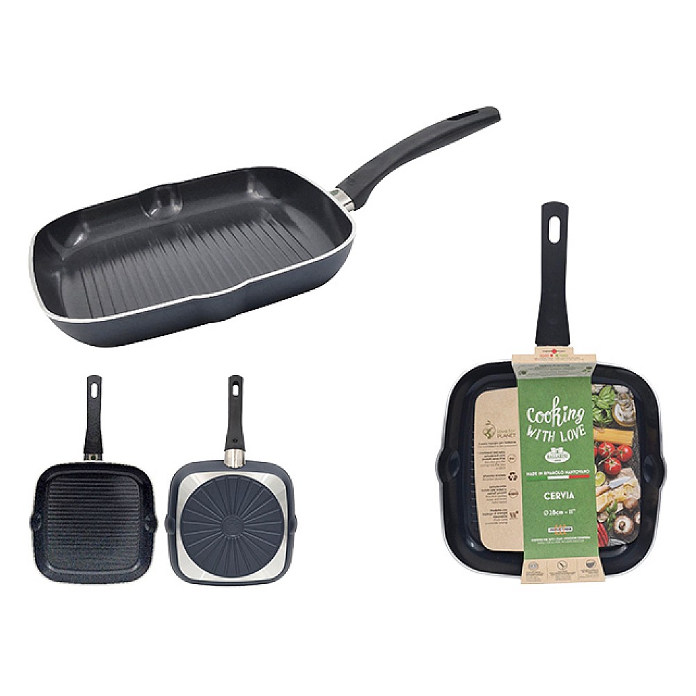Tigaie-gril Ballarini Cervia 28cm, inductie