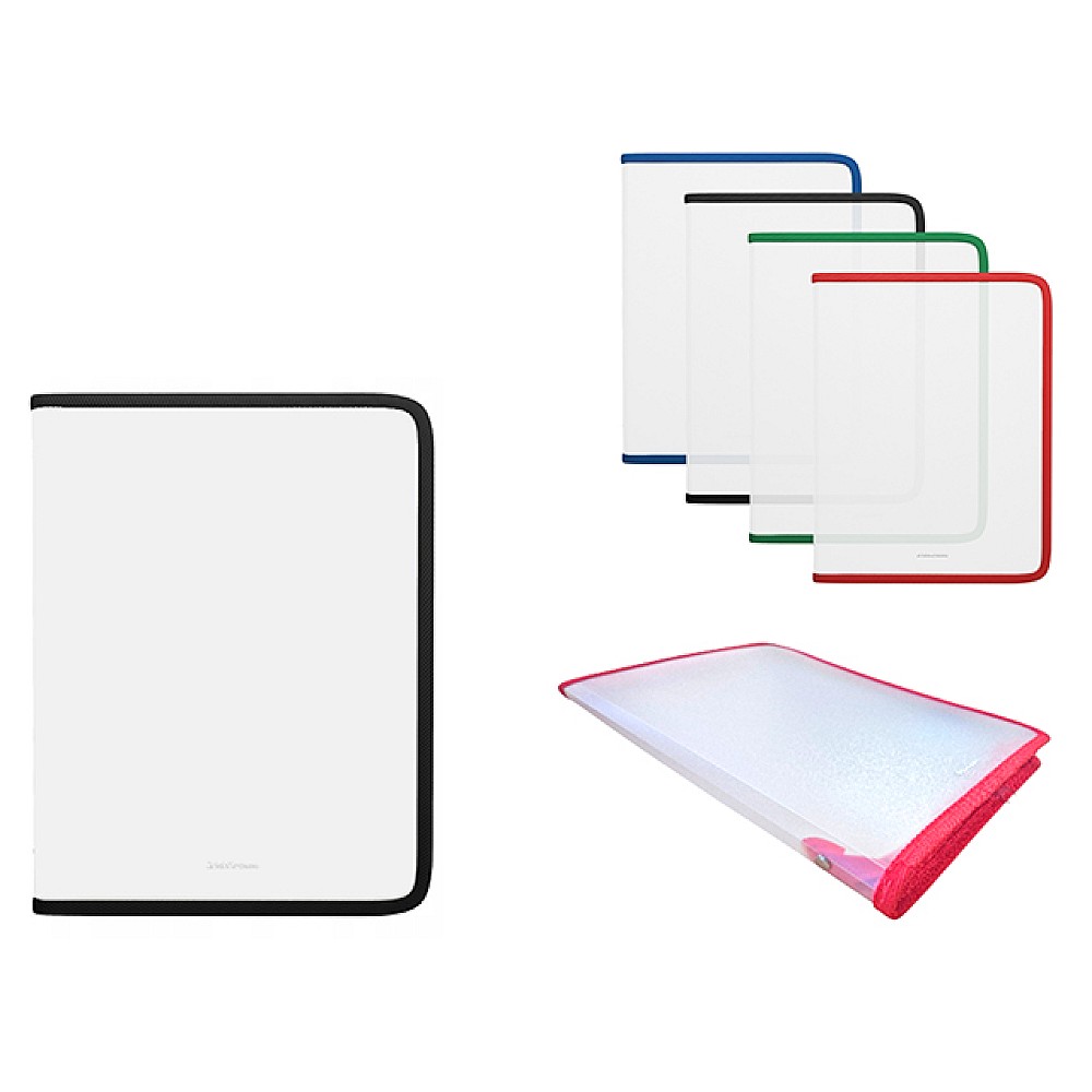 Mapa A4+ cu fermoar pentru caiete ErichKrause Matt Clear