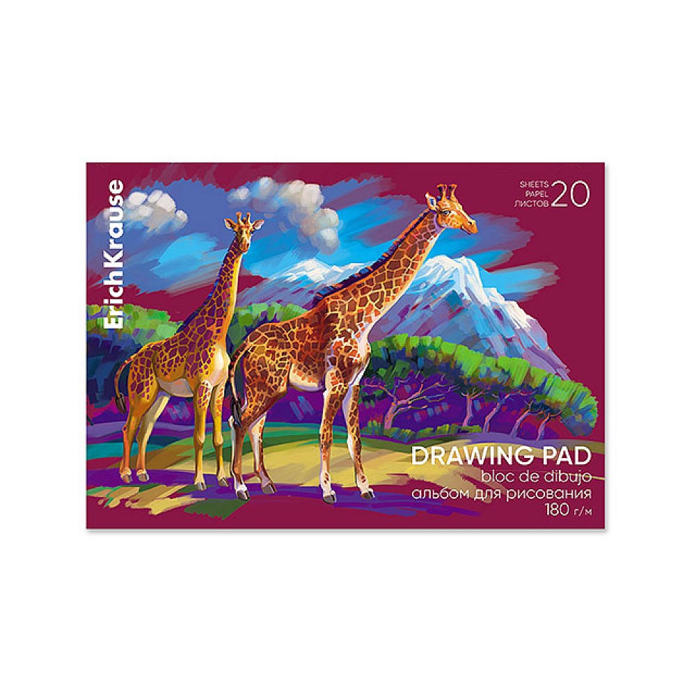 Album pentru desen Erich KrauseSafari A4, 20 foi