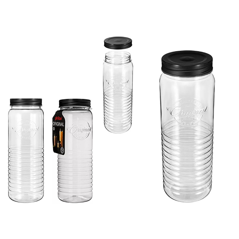Borcan Phibo Original 2l, capac twist-off, negru